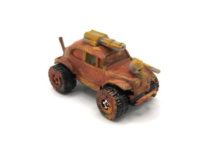 Custom Mad Max Zombie War Wasteland Road Warrior Truck 1/64 Hot Wheels Vehicle