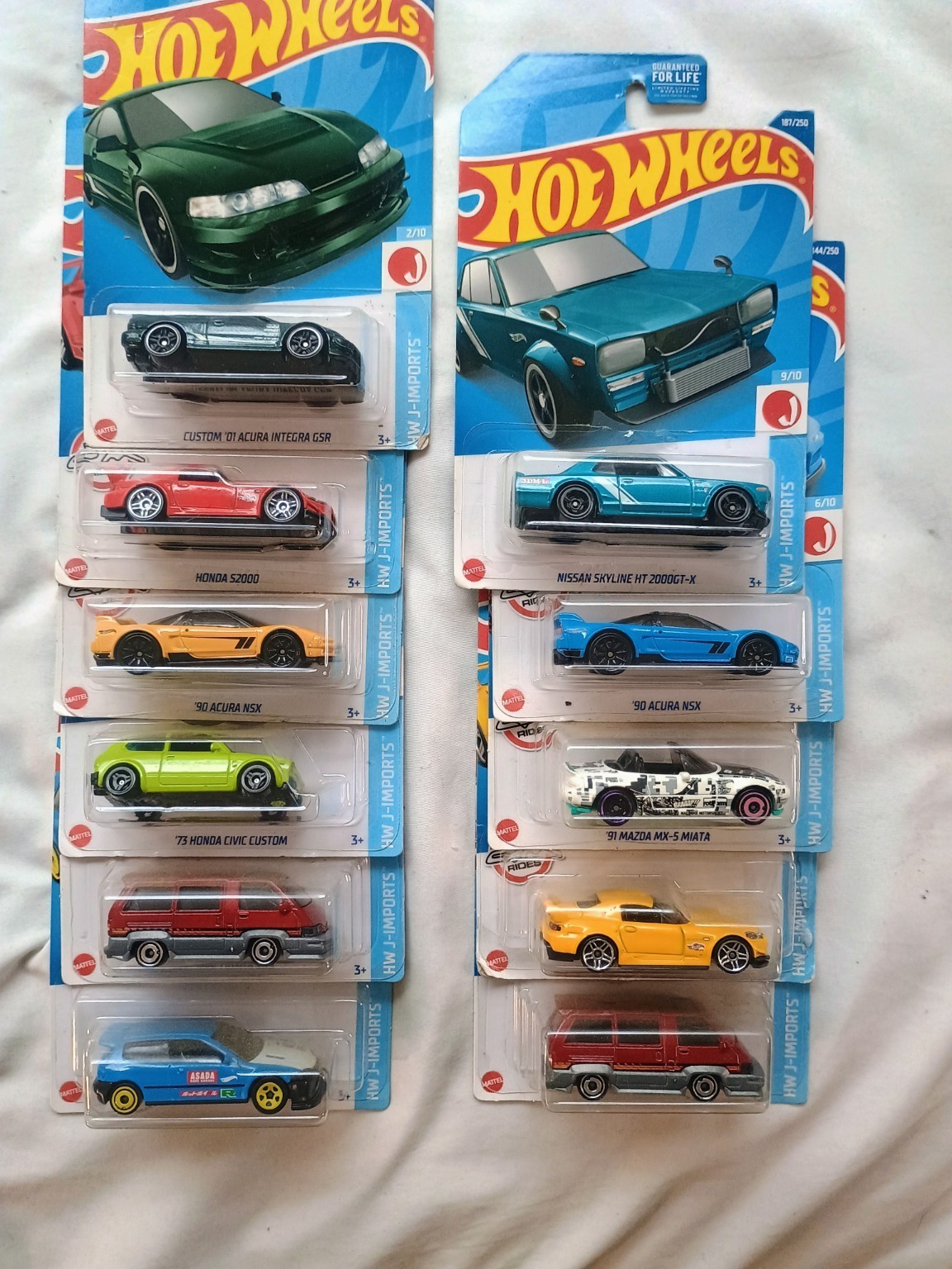 Hot Wheels HW J-Imports Lot of 11 Acura Integra NSX Skyline S2000 Miata