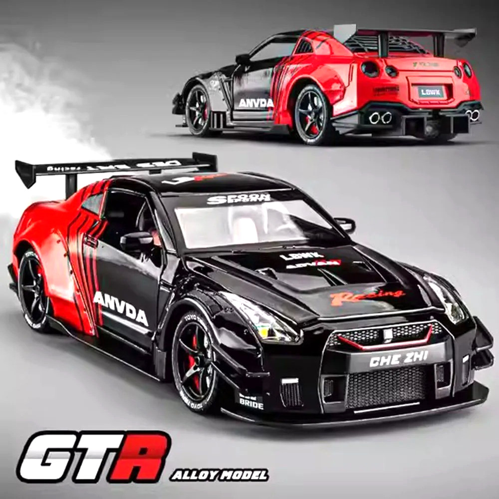 1:24 Nissan GTR Skyline Ares Car Diecast Alloy Model Metal Collection Gift NEW