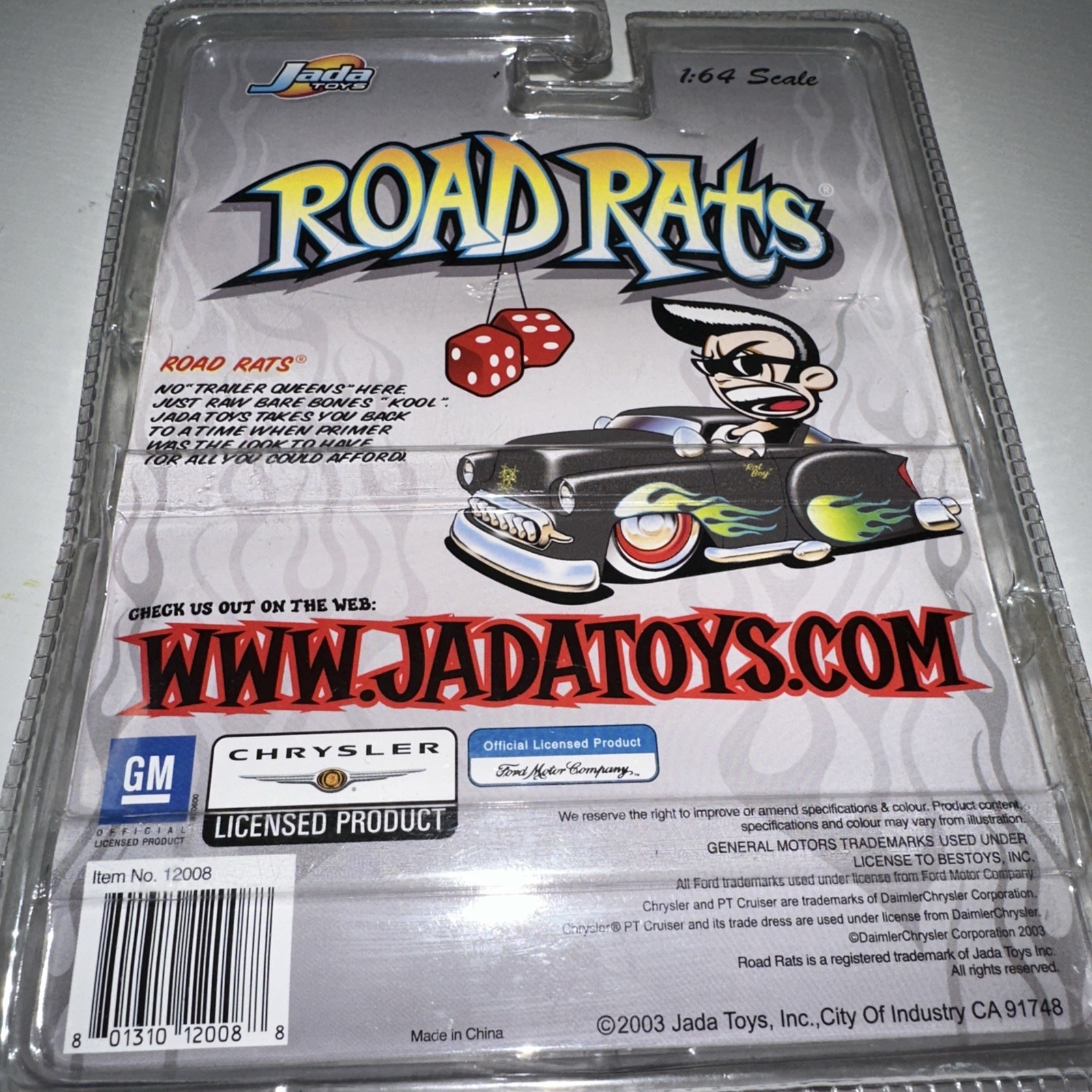 #N95- 1932 FORD 2003 JADA TOYS ROAD RATS 1:64 DIE-CAST
