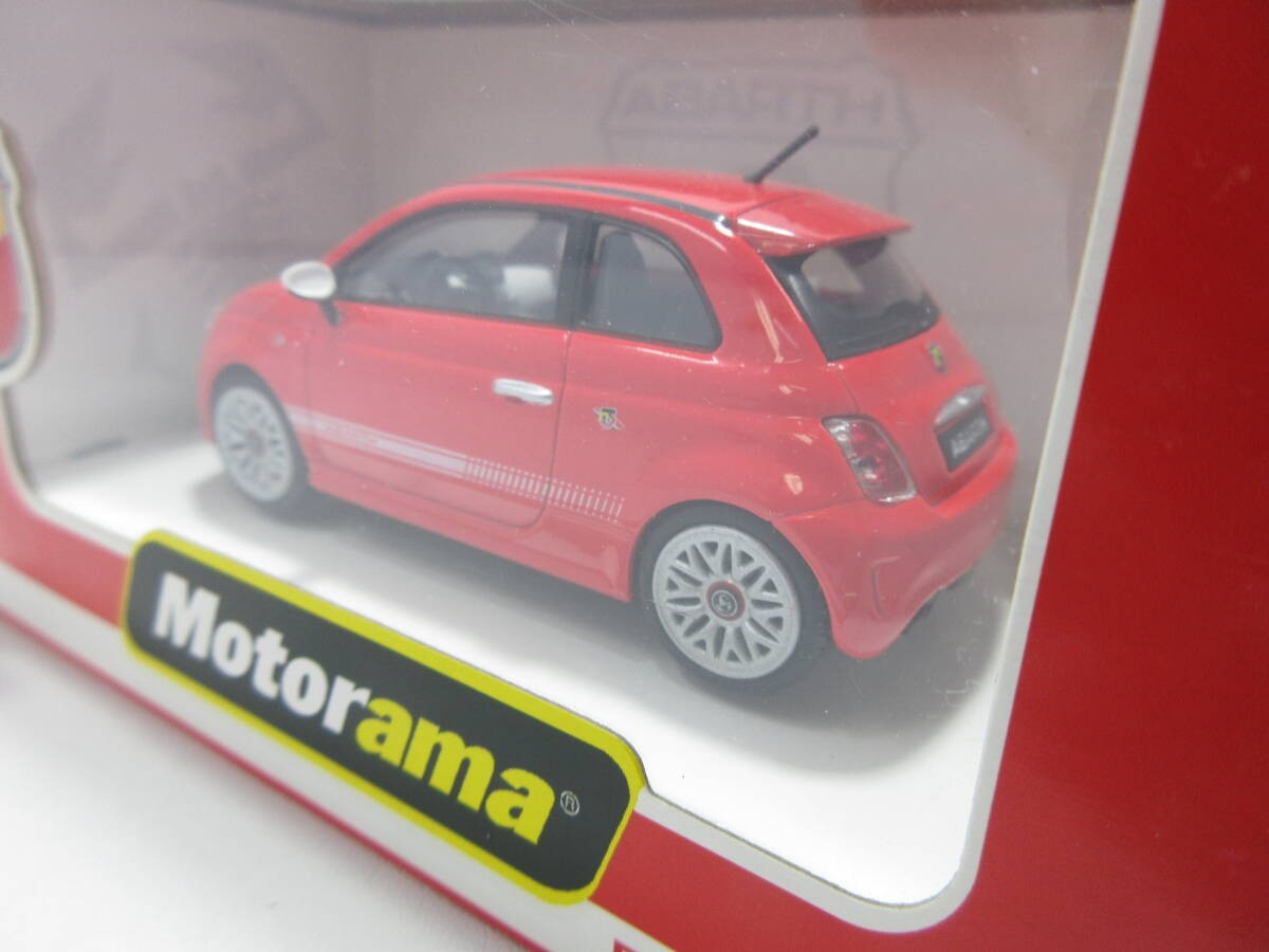 FIAT Abarth 500 Red 1 43 Scale Color Sample Minicar Dealer Promo Rare