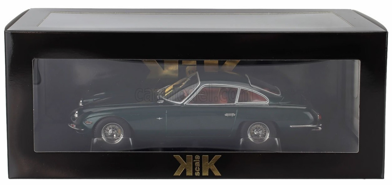 KK Scale Lamborghini 400 GT 2+2 1966 Dark Green Metallic 1:18