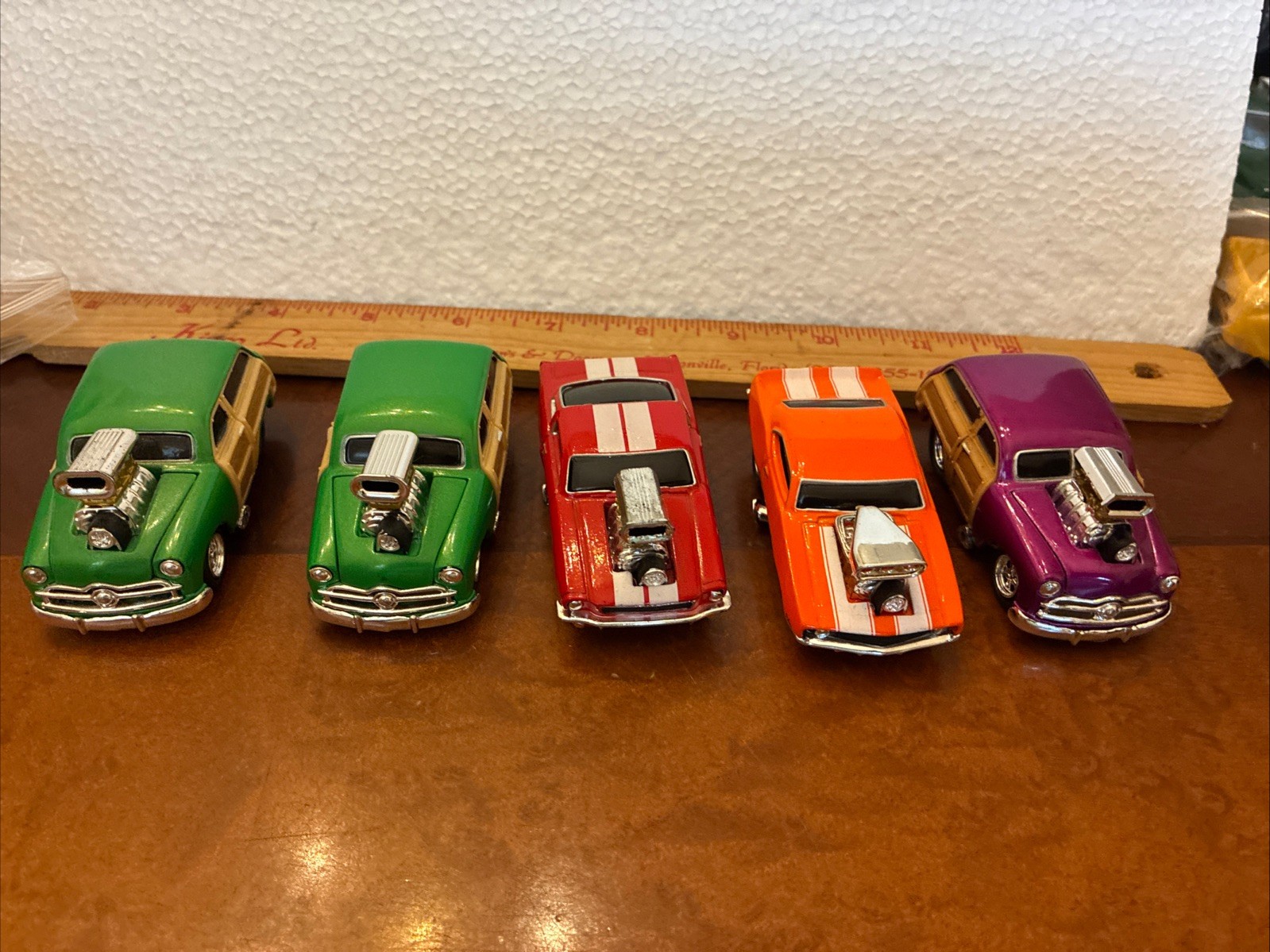5x Funline 1:64 Diecast Muscle Machines