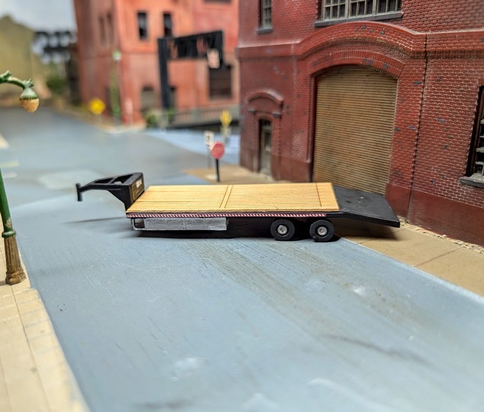 1/87 HO Scale Custom Built 3D Printed Gooseneck Flatbed Equipment Trailers