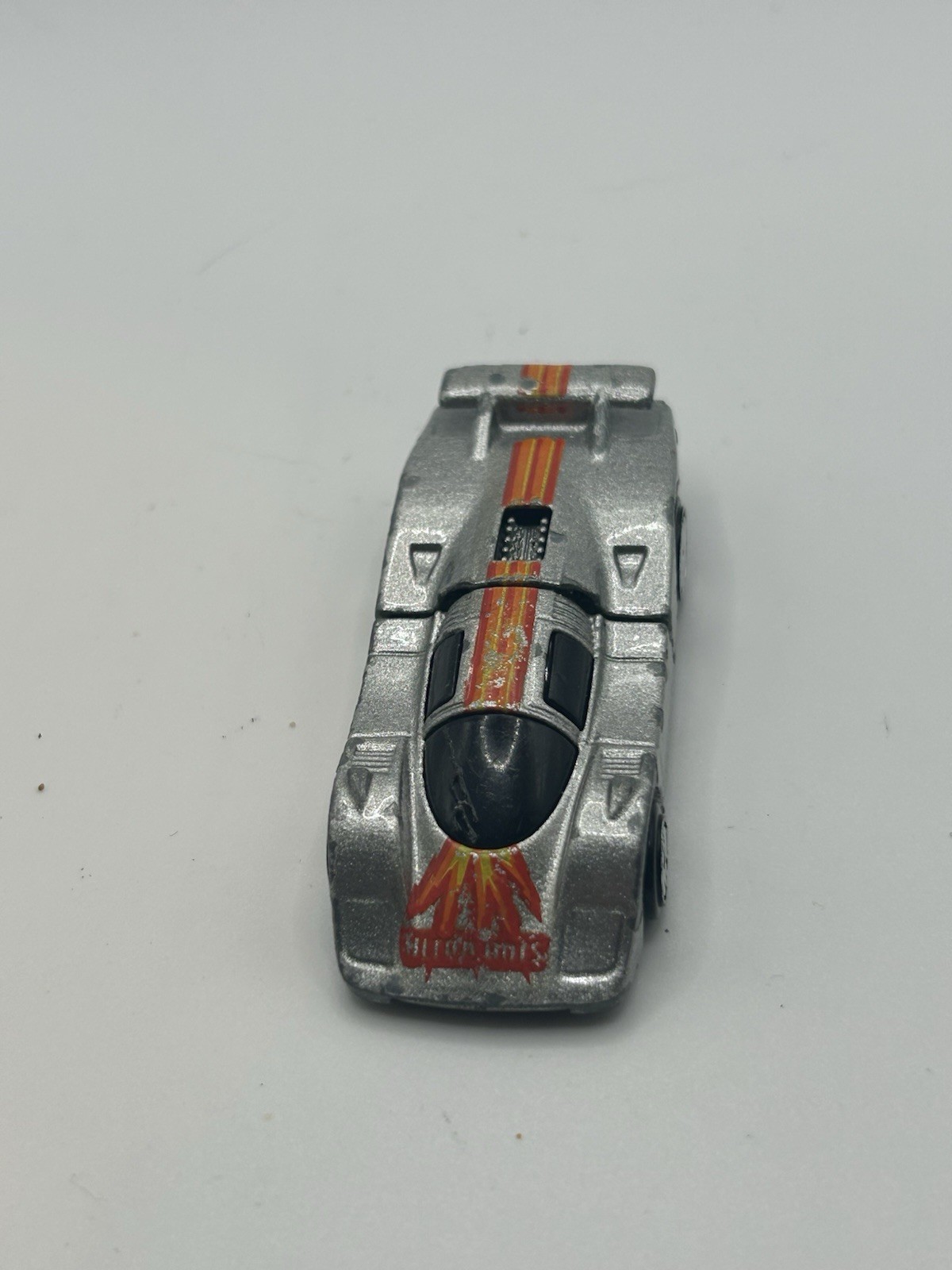 Hot Wheels Sol-Aire CX4 Ultra Hots Silver Car /w Flames Hong Kong