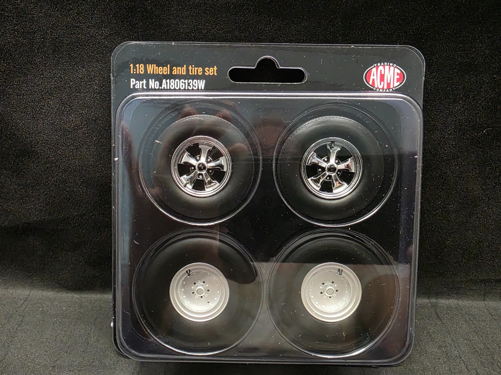 ACME 1:18 Scale Centerline/Keystone Wheel and Tire Set – A1806139W