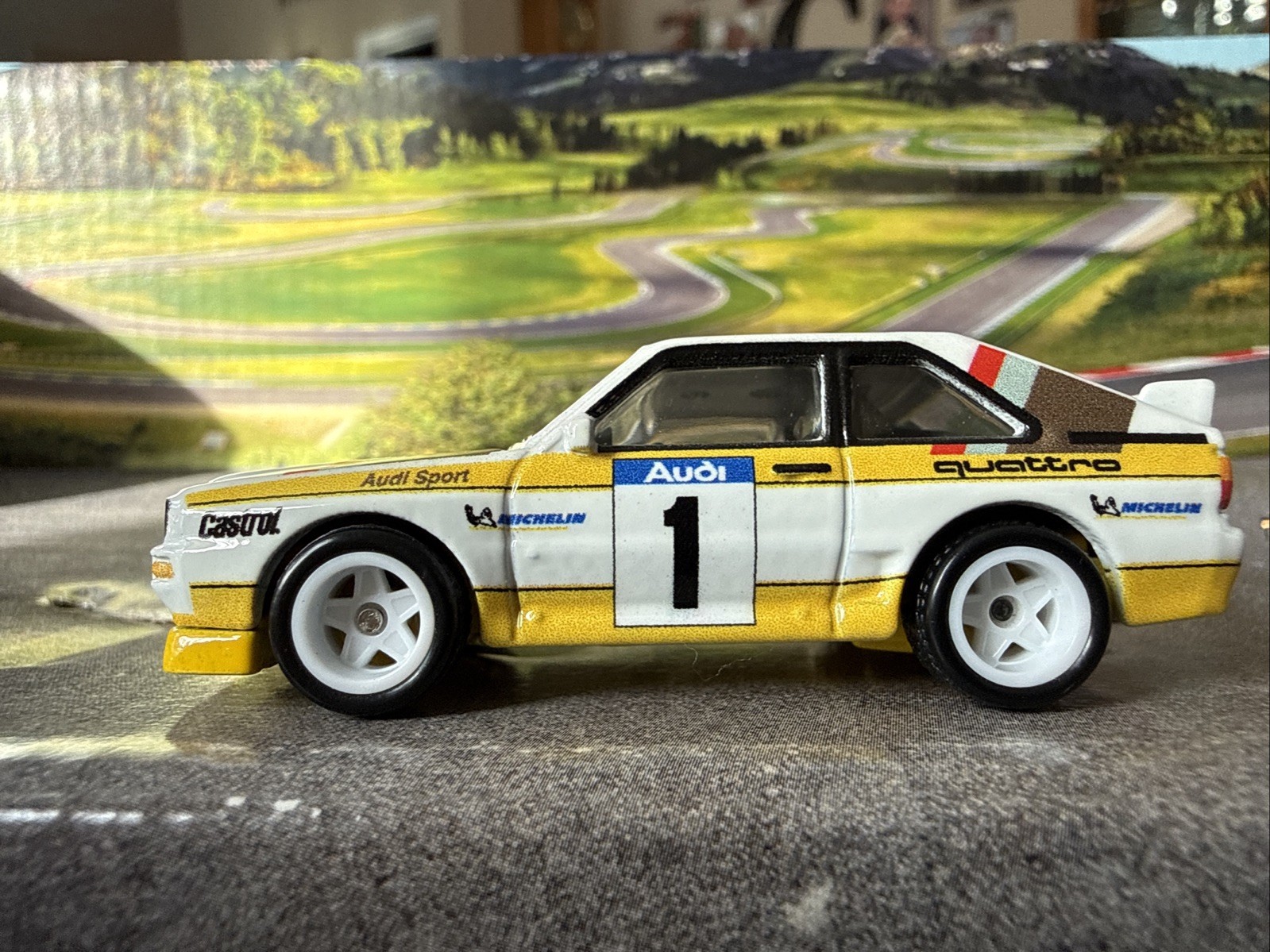 Hot Wheels Audi Sport Quattro Thrill Climbers Car Culture 1/5 Mint