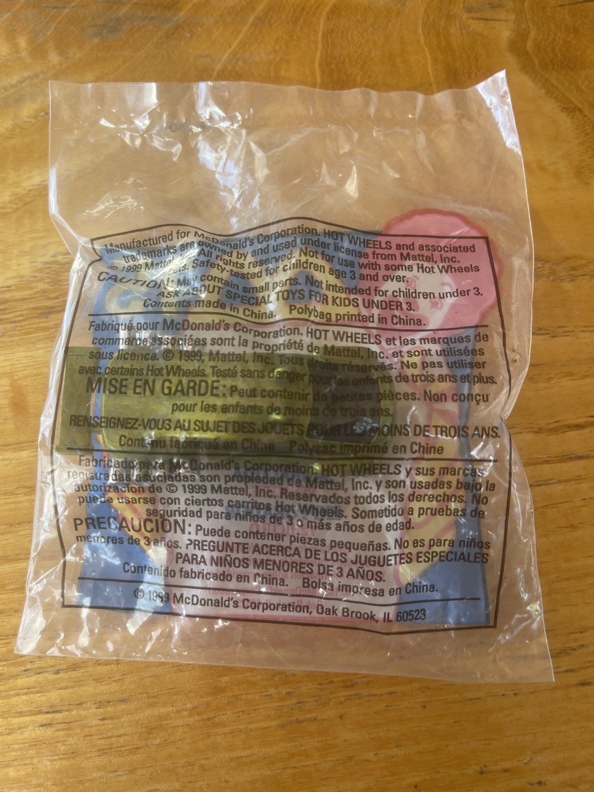 McDonald’s 1999 Happy Meal Toy HOT WHEELS #15 TRAIL RUNNER NEW SEALED