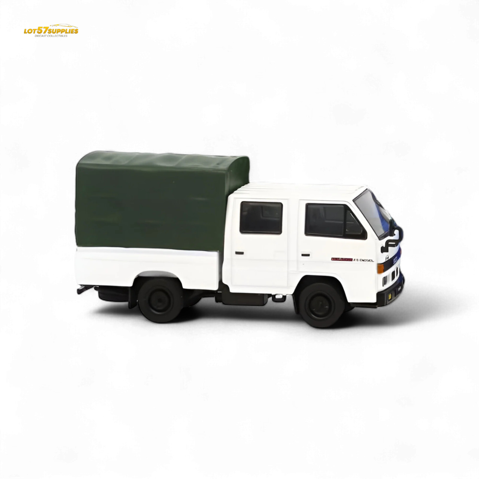Model 1 Isuzu Covered Truck – White 1:64