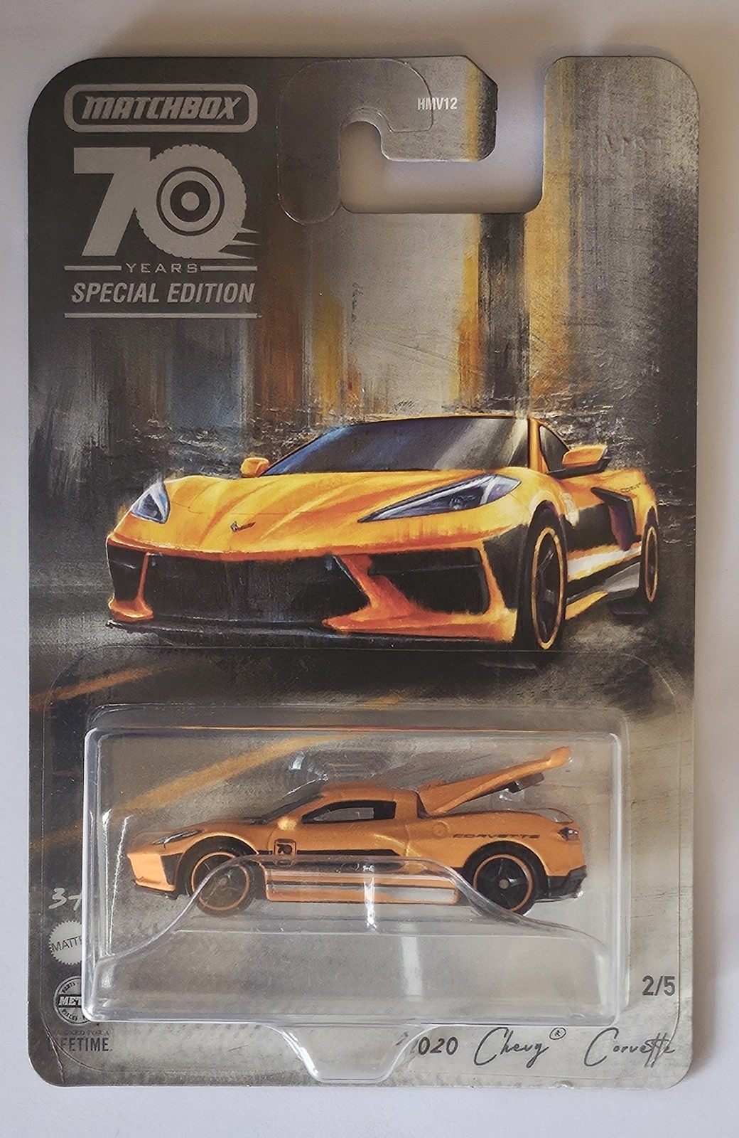 MATCHBOX 70 YEARS SPECIAL EDITION 2020 CHEVY CORVETTE 2/5 HMV14
