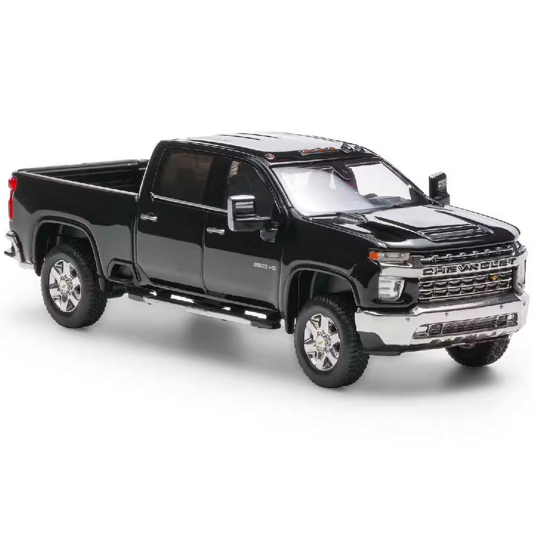 SMC 1/64 CHEVY SILVERADO PICK UP TRUCK Die Cast -SILVER-