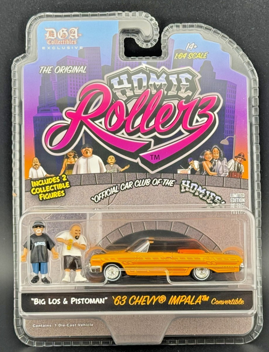 GL 1/64 CHEVY CAPRICE CLASSIC 1990 Low Rider Homie Rollerz Series 1 Die Cast