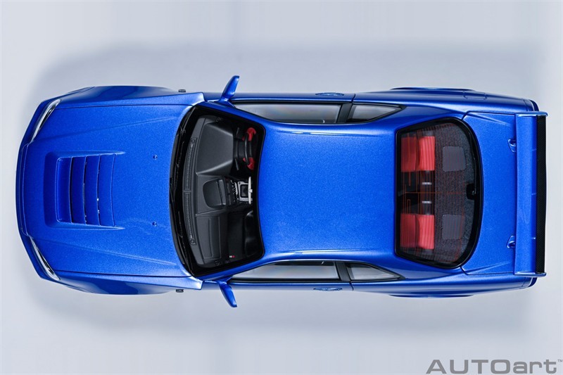 AUTOart 1/18 Nissan NISMO R34 GT-R Z-tune Blue Diecast Car Model 77462