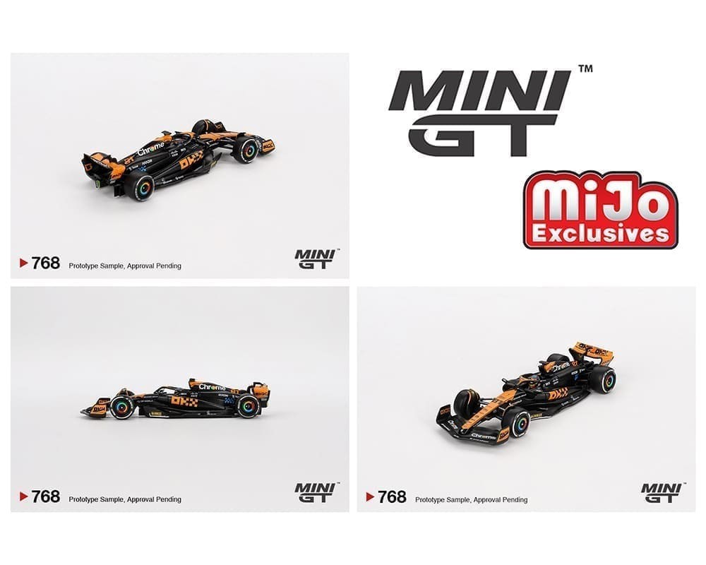 Mini GT McLaren MCL60 #81 Oscar Piastri 2023 F1 Japan GP 3rd Place #768 1/64