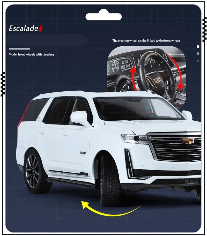 2021/2025 Cadillac Escalade – Black -1:24 Scale