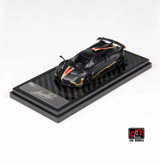 LCD Pagani Imola Black Carbon 1/64 Diecast Alloy Model Car