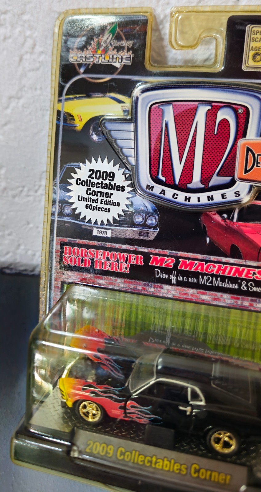 M2 Machines Detroit-Muscle Mustang Boss 429 Collectables Corner Chase 60pcs Gold