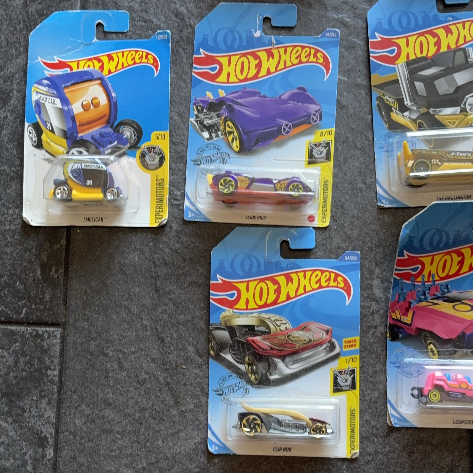 Hot Wheels Experimotors Die-cast Toy Cars 1:64 Scale Multi-Color Metal Lot 17