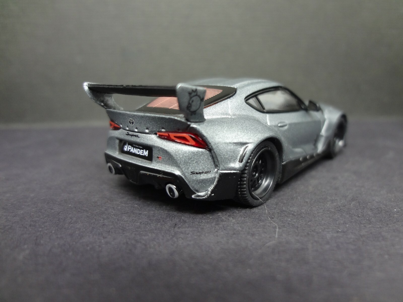Mini GT Pandem Toyota GR SUPRA V1.0 matte grey 1:64 loose with box