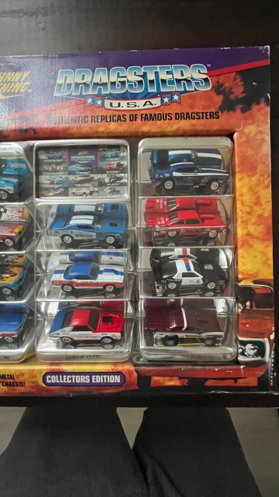 Johnny Lightning Dragsters USA 11 car set Funny Car Pro Stock 1/64 Dragsters set