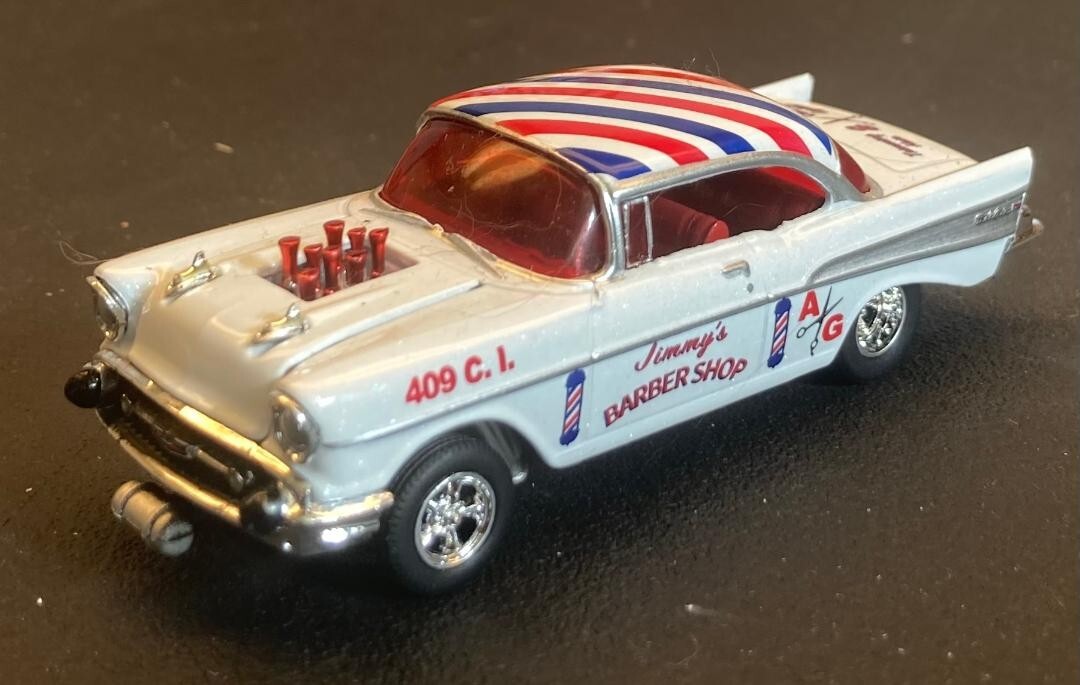 1957 CHEVROLET BELAIR A/G INJECTED 409ci GASSER NHRA DRAG STRIP RACING MIP