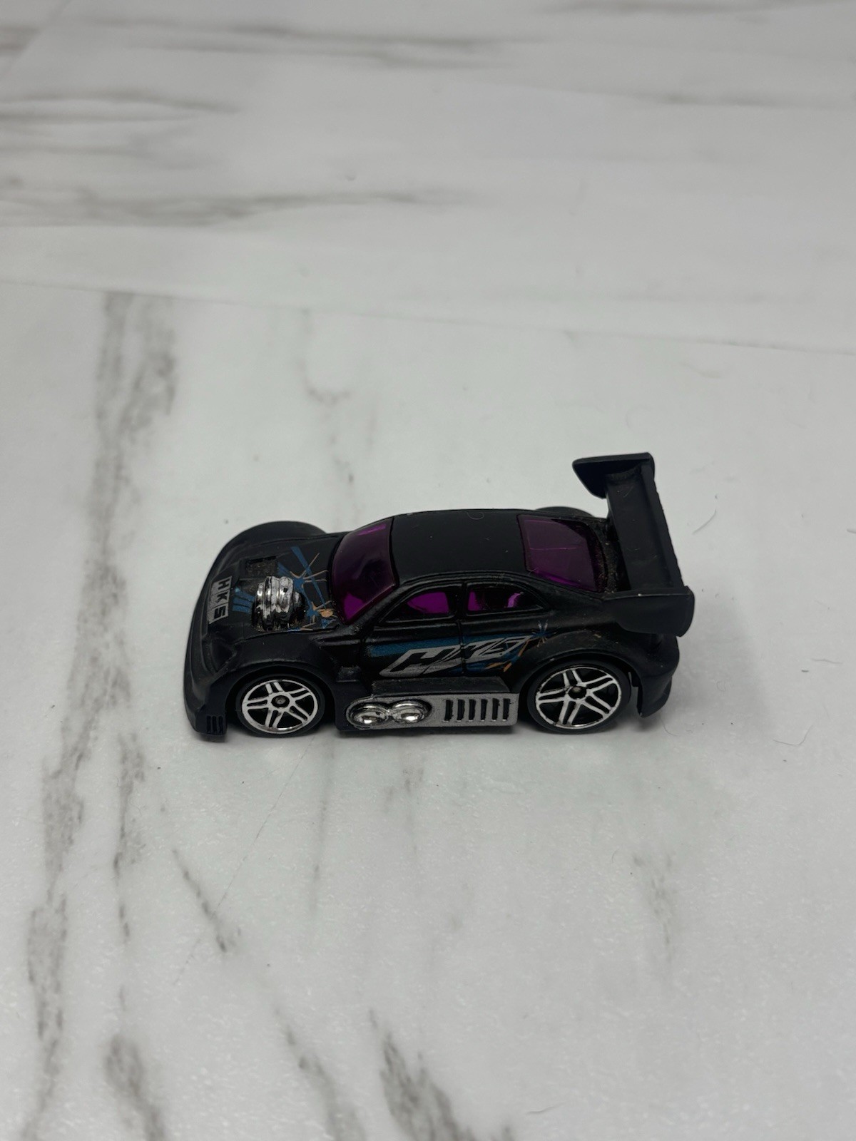 2002 HOT WHEELS HKS ALTEZZA BLACK TOY DIECAST VEHICLE CAR