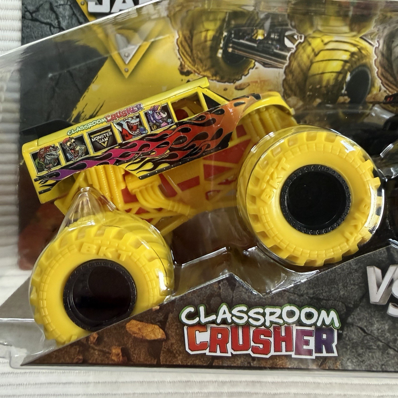 2026 Monster Jam Spin Master Double Pack Classroom Crusher vs. Mayhem 1:64 NIB