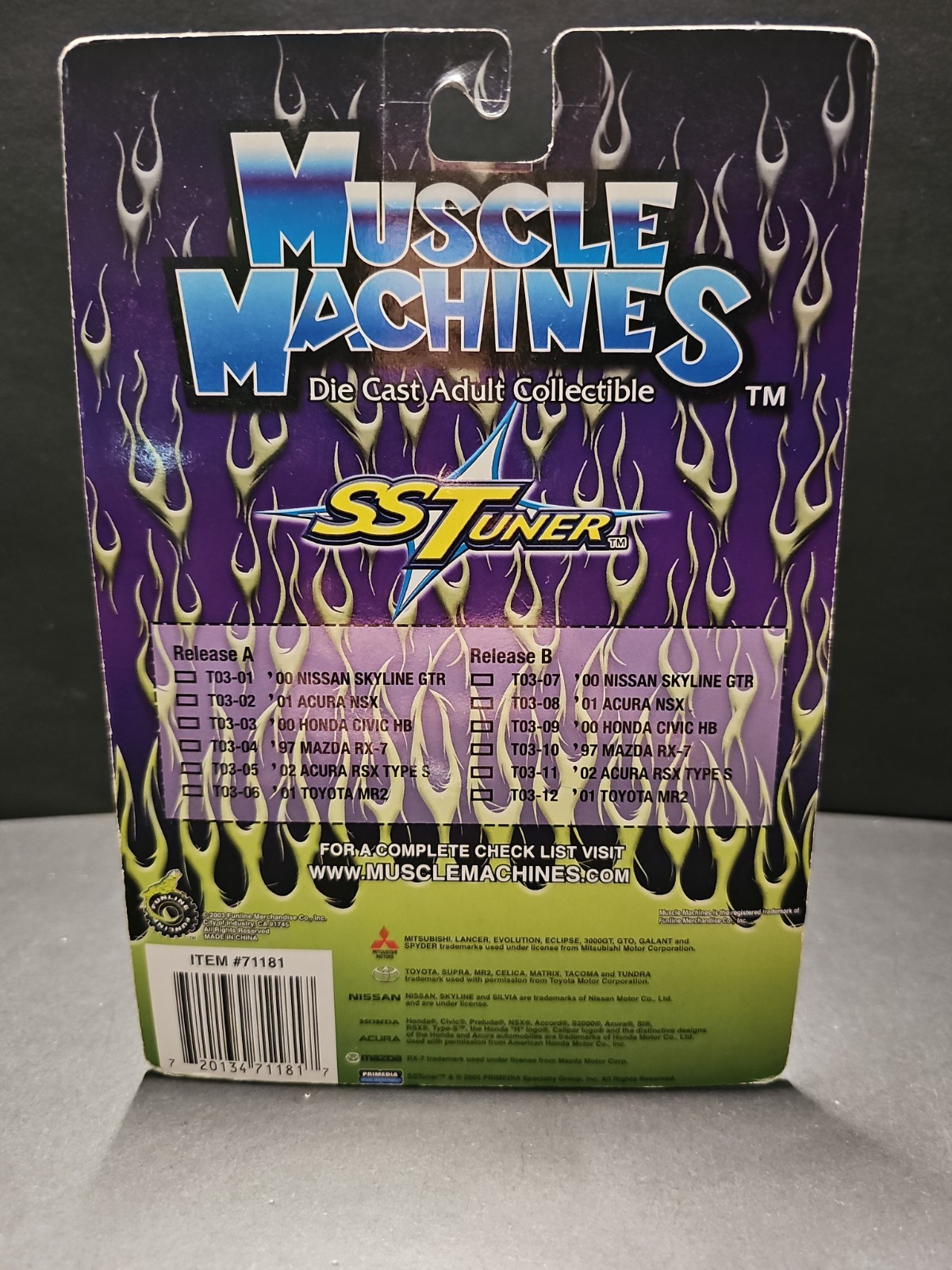 Vntg 2003 Muscle Machines SS Tuner 2002 Acura RSX Type S 1:64 Diecast Car NIP