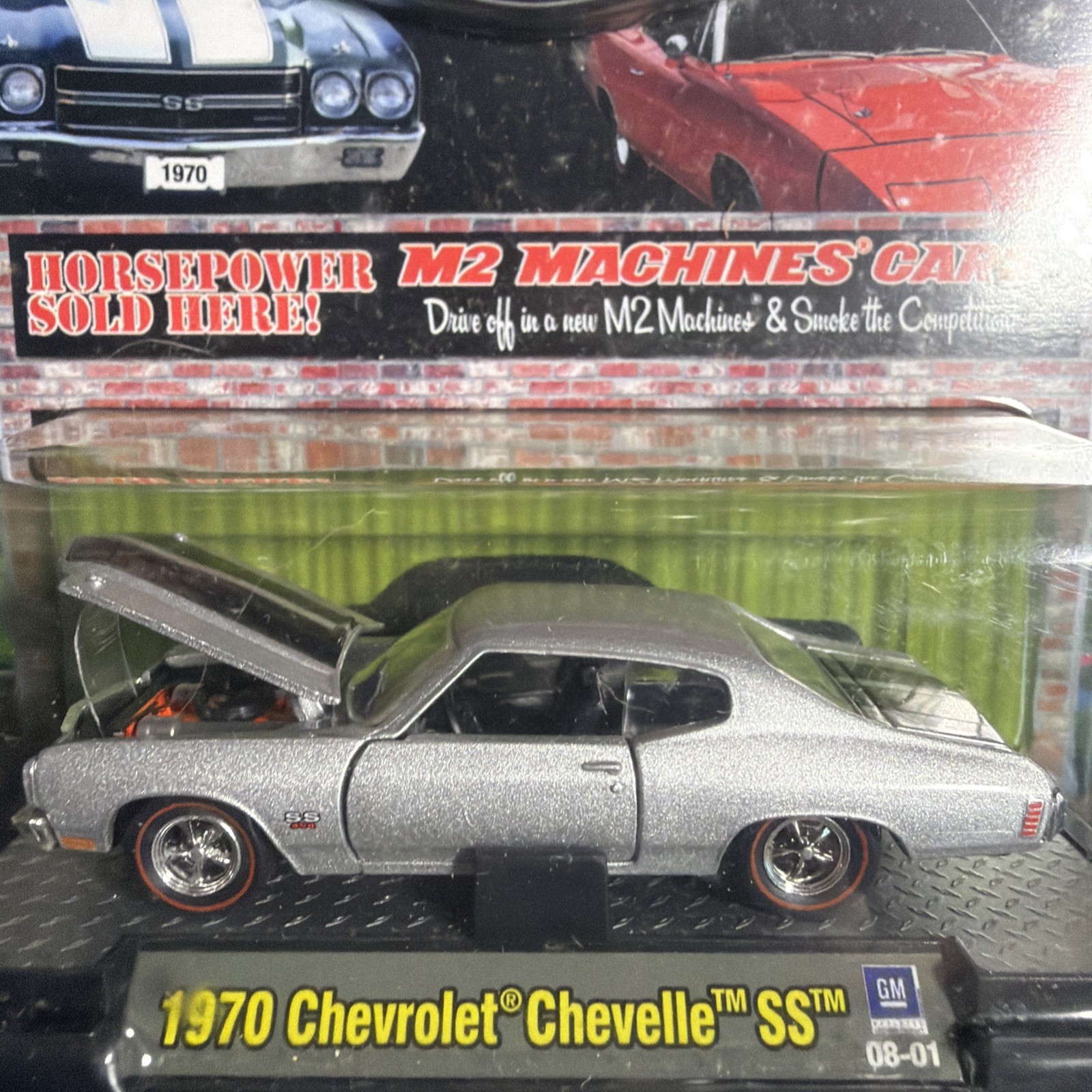 M2 Machines Muscle Cars 1970 Chevrolet Chevelle SS 454 Big Block – 1:64