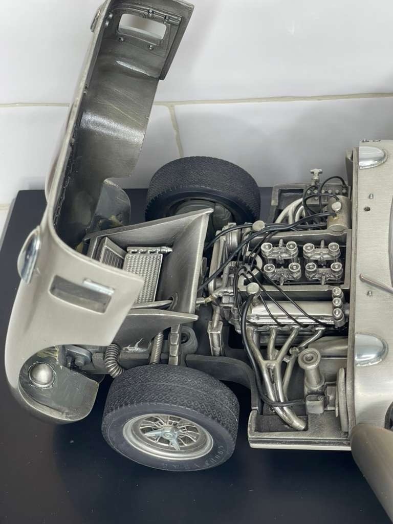 Franklin Mint Shelby Daytona Coupe In Fine Pewter 1:12 Scale with Stand