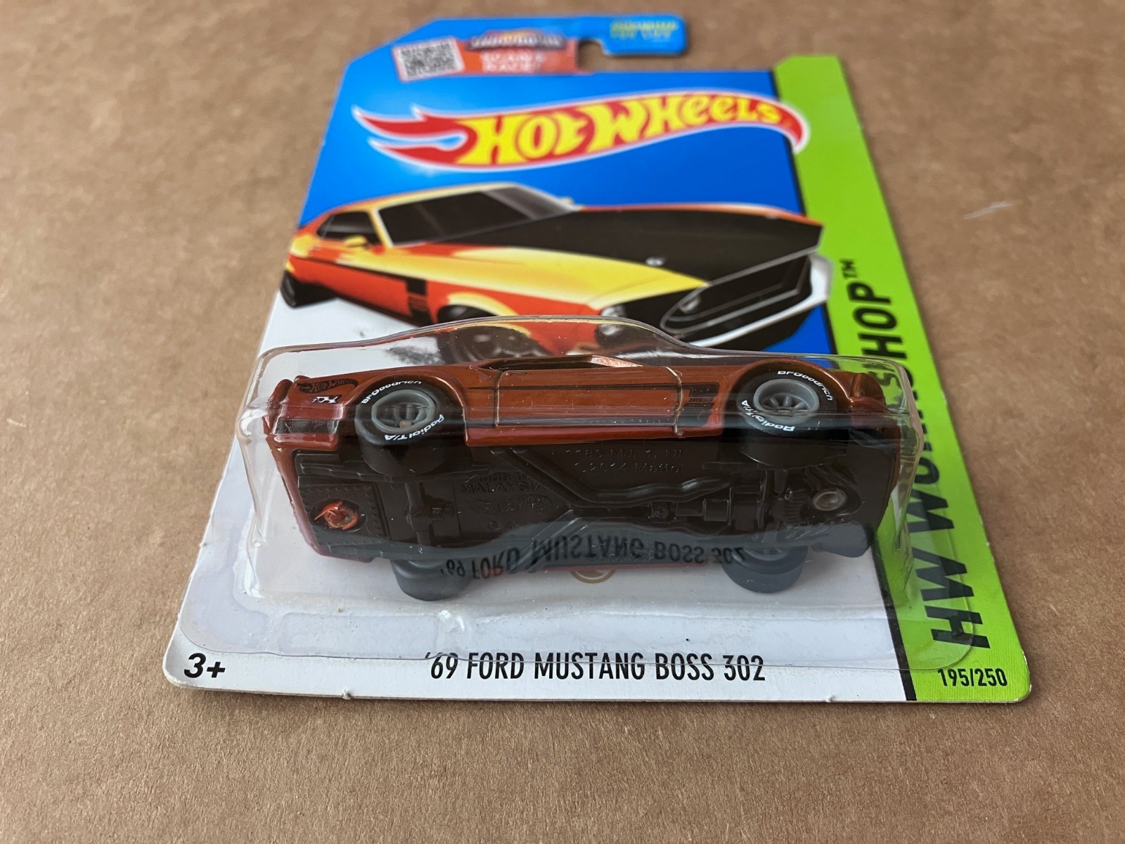 Hot Wheels HW Workshop Super Treasure Hunt ’69 Ford Mustang Boss 302 Copper