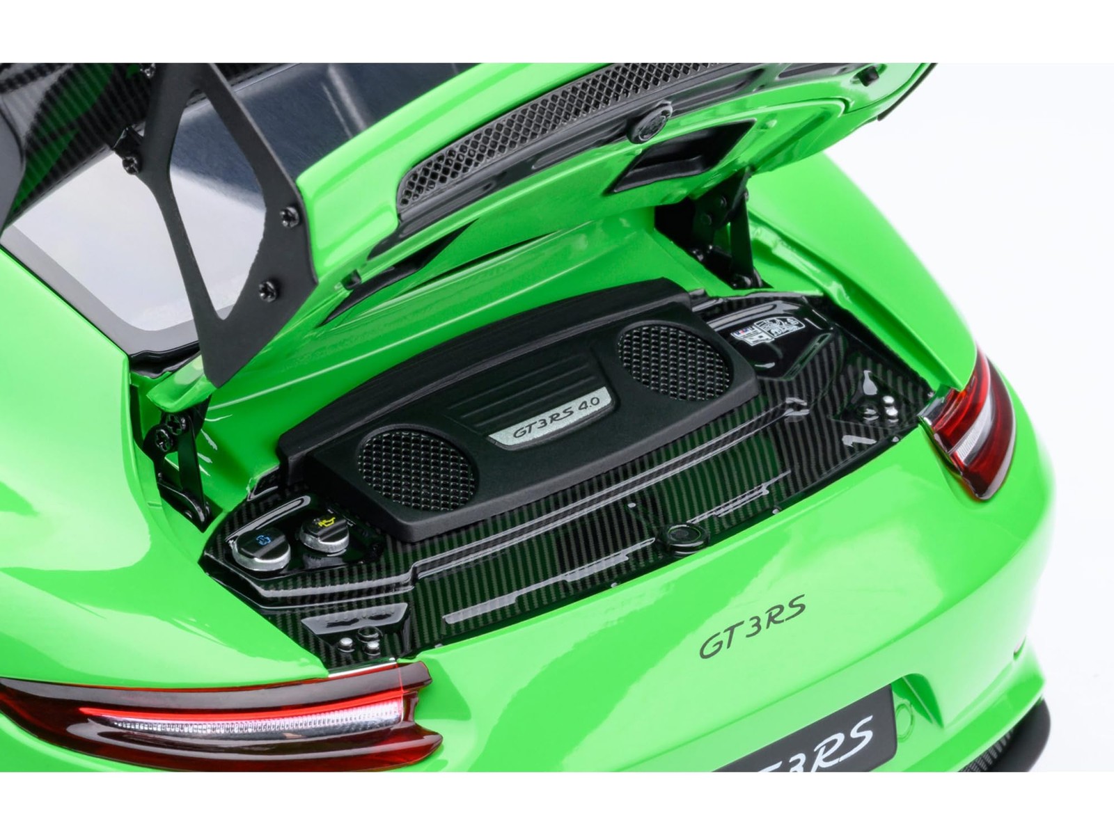 1/18 Porsche 911 (991.2) GT3 RS Weissach Green/Carbon Black