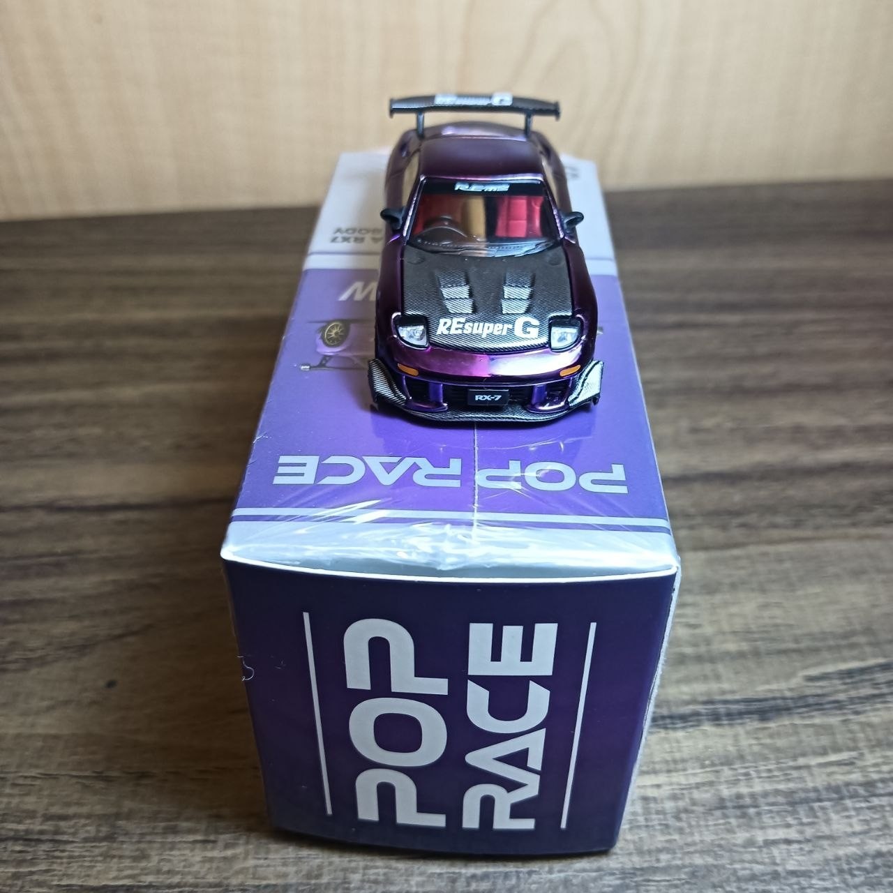 Pop Race XCartoys S24-06 Mazda RX-7 Re Amemiya Wide Body Purple BEAUTIFUL