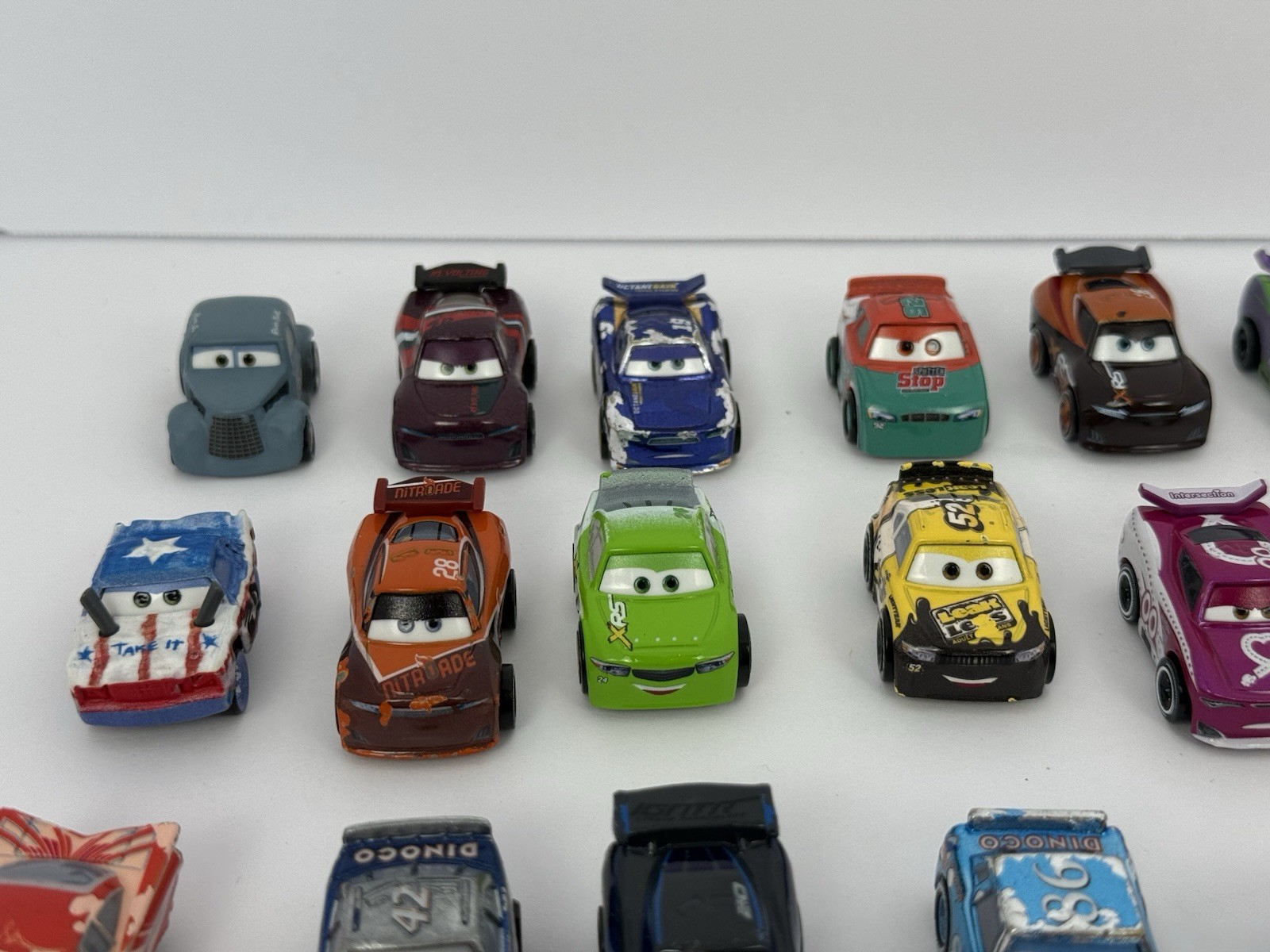 Disney Pixar Cars Mini Racers Diecast Mattel Lot of 39 – 1:87 Scale