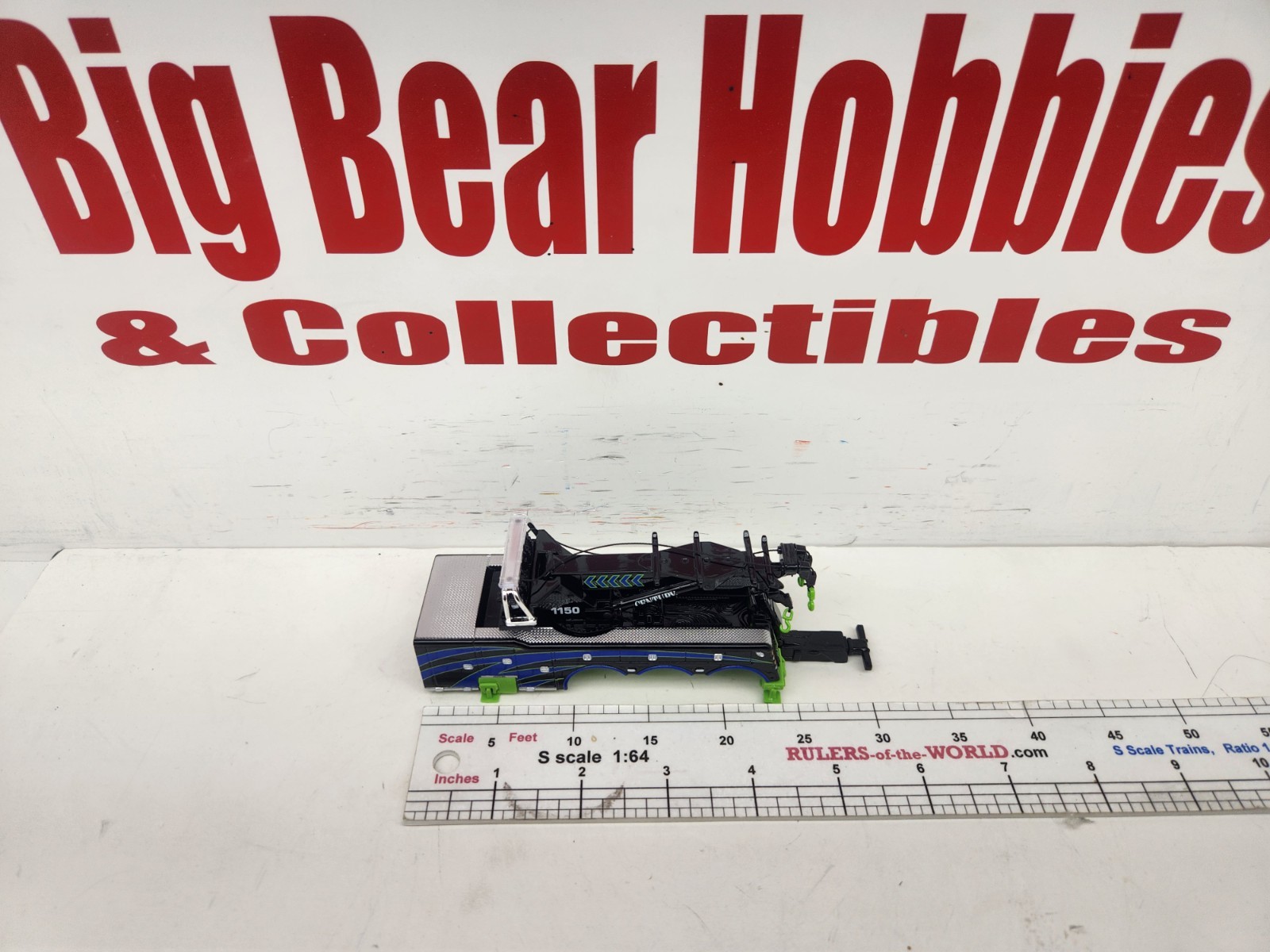 1/64 DCP Black, Blue, Grabber Green Century 1150 Rotator Body For Customs
