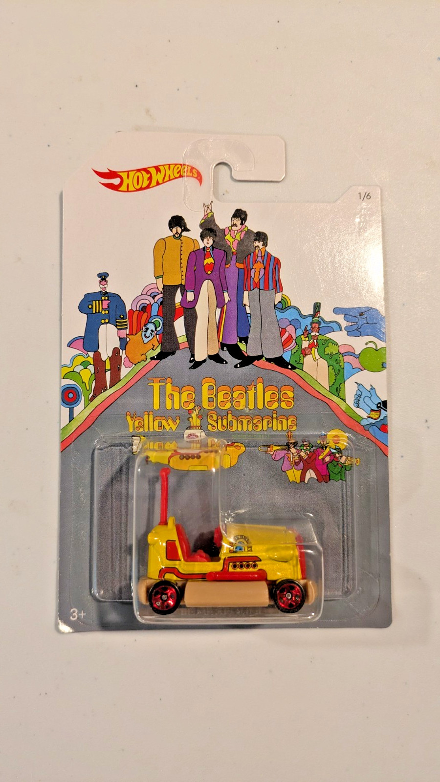 Hot Wheels Beatles Yellow Submarine Lot of 5 Kool Kombi Morris Mini Diecast Cars