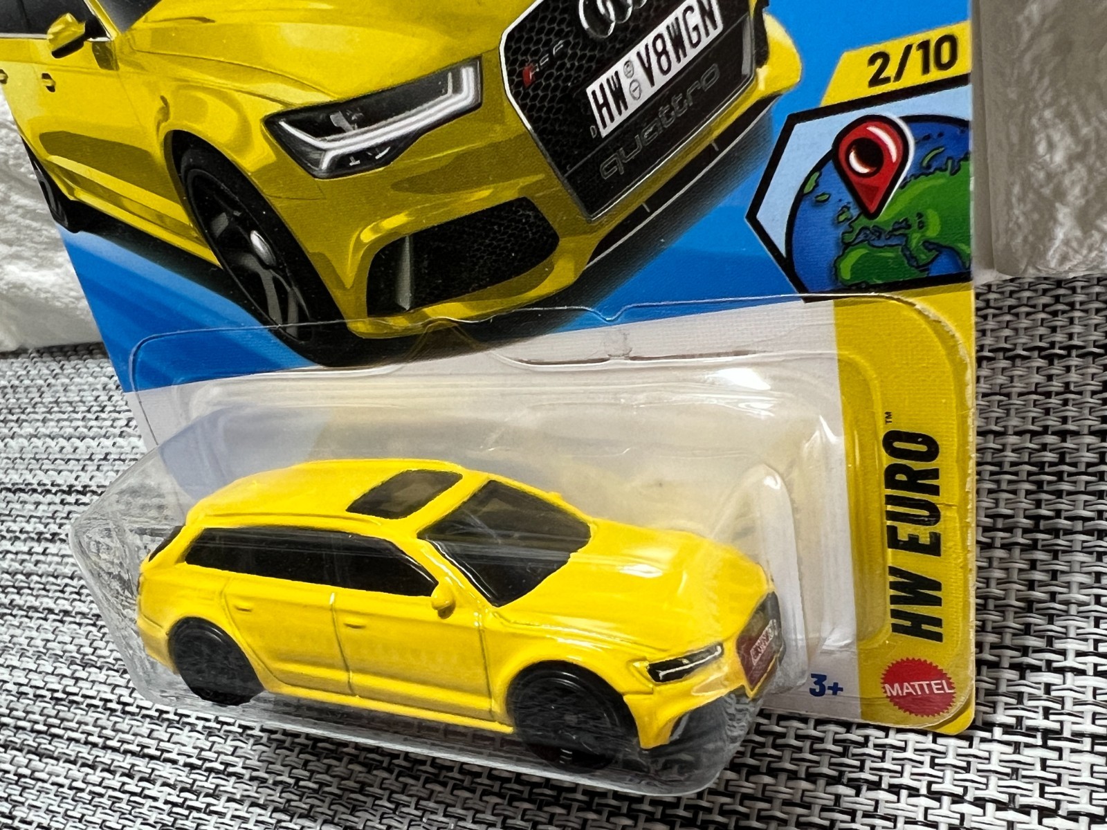 Hot Wheels HW Euro 2/10 ’17 Audi RS 6 Avant 66/250 Yellow