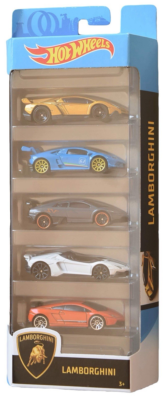 2020 Hot Wheels Lamborghini 5 Pack Veneno Huracan Murcielago Aventador Gallardo
