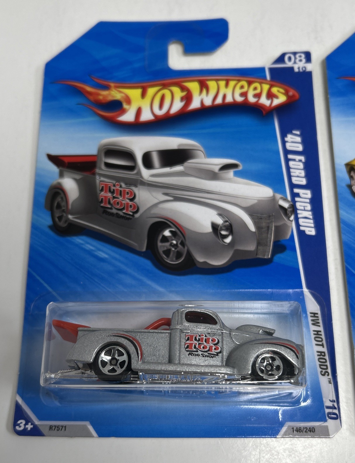 Hot Wheels 2010 40 Ford Pickup, Mustang Concept, Ford GT LM, 56 Merc Lot of 4