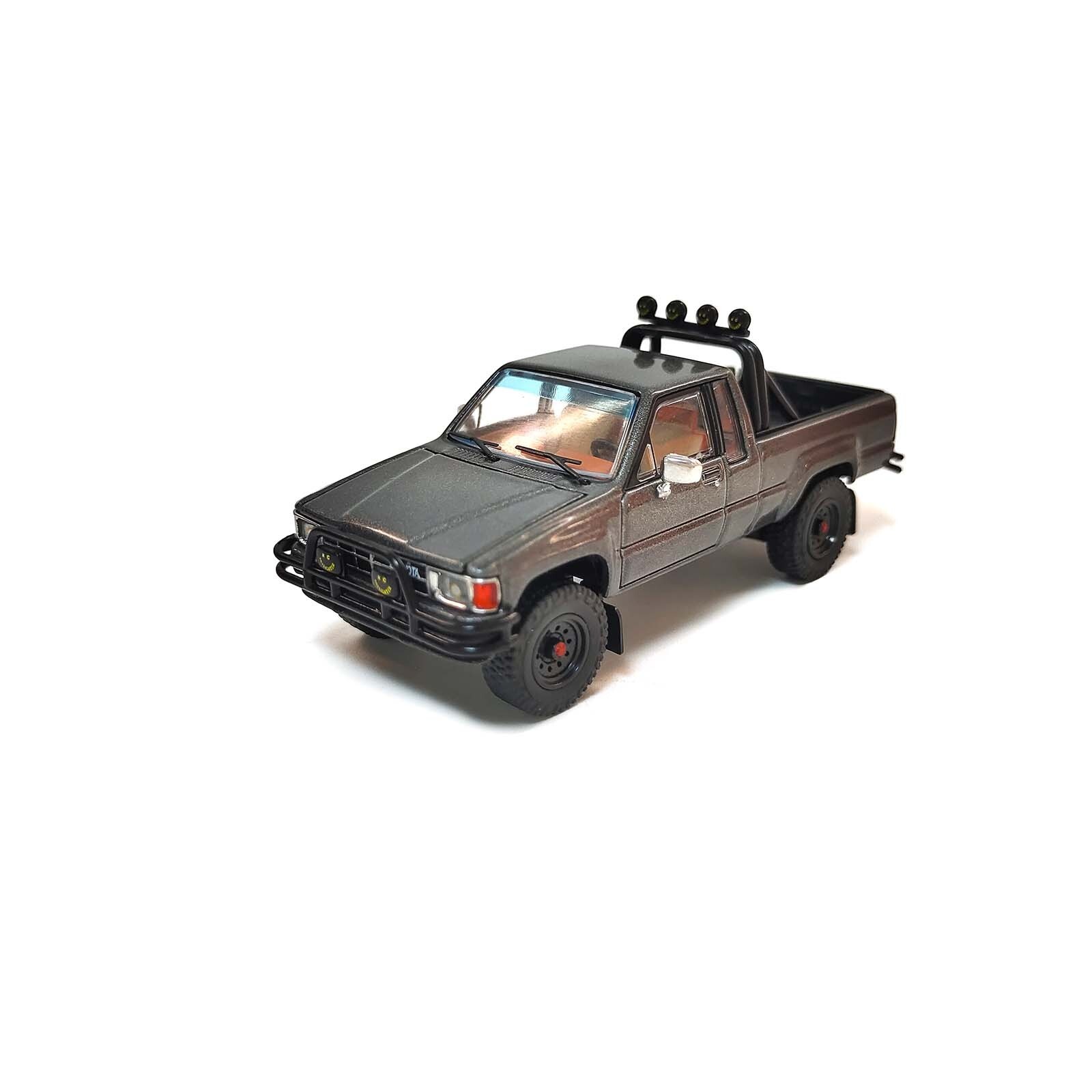 1:64 Scale Toyota Hilux Gray Diecast Model Car Collection Gift Children Toy