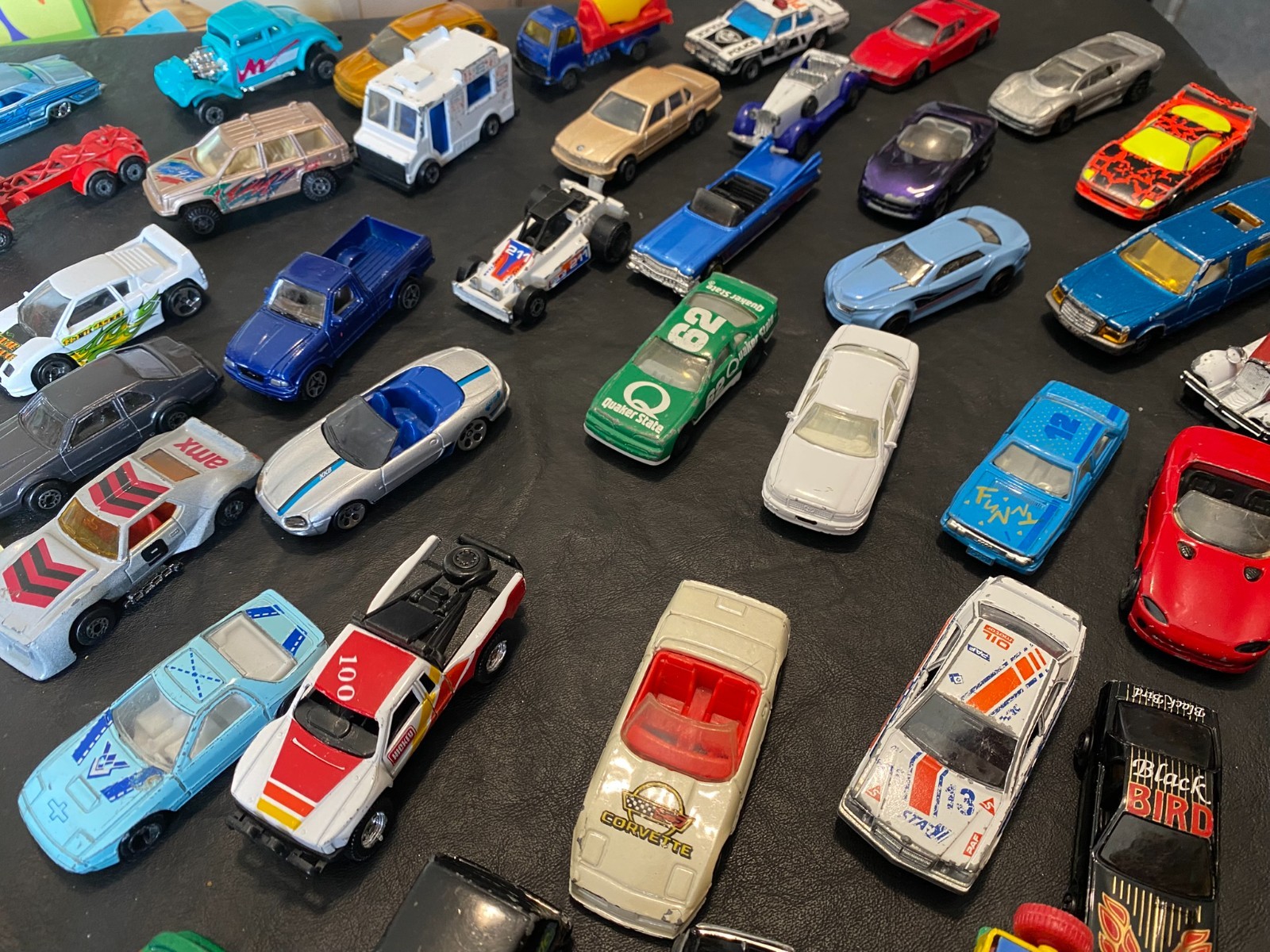 1:64 diecast car lot 119 cars truck mixed brands matchbox hot wheels etc.