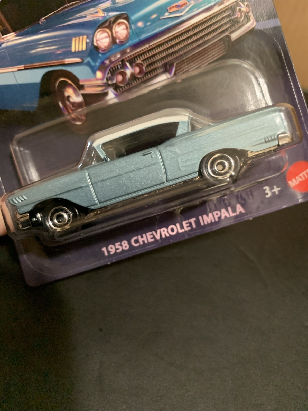2025 Matchbox Local Cruisers #1 1958 Chevrolet® Impala SILVER BLUE | FSC
