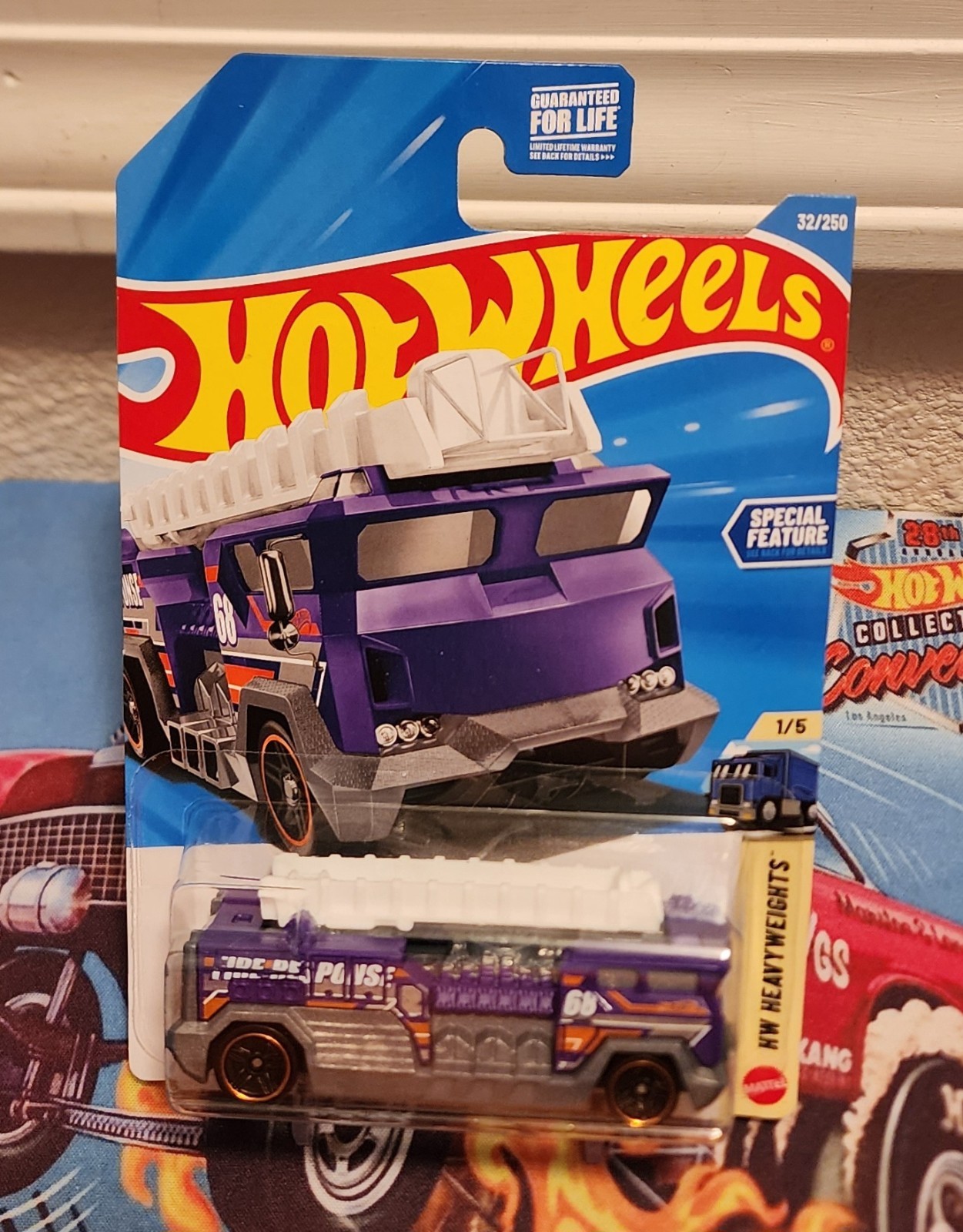 🔥 2026 HOT WHEELS HW HEAVYWEIGHTS #1/5 PURPLE 5 ALARM🔥