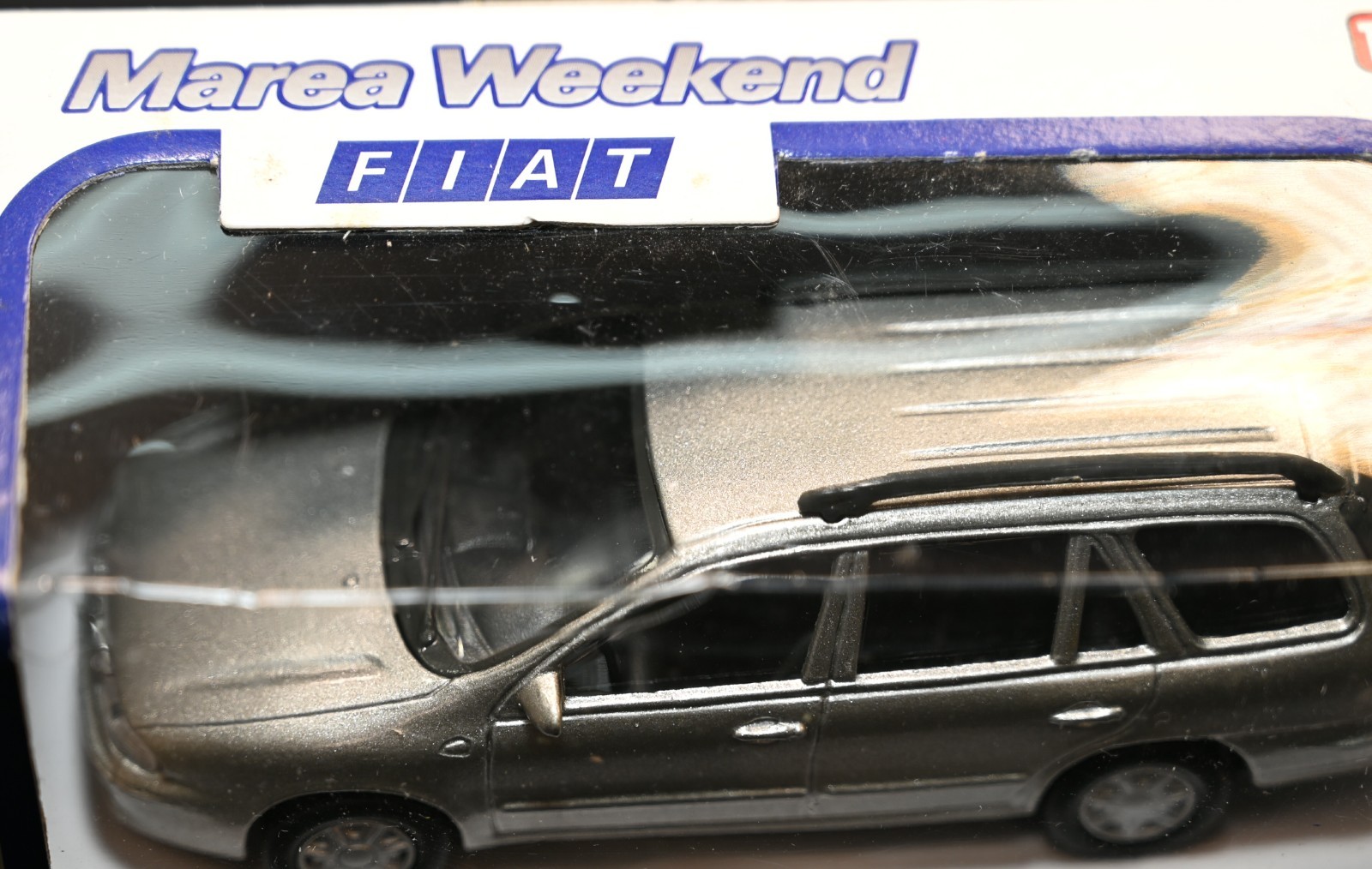 Maisto 1/43 Scale Fiat Marea Weekend Silver Diecast Model Car Station Wagon
