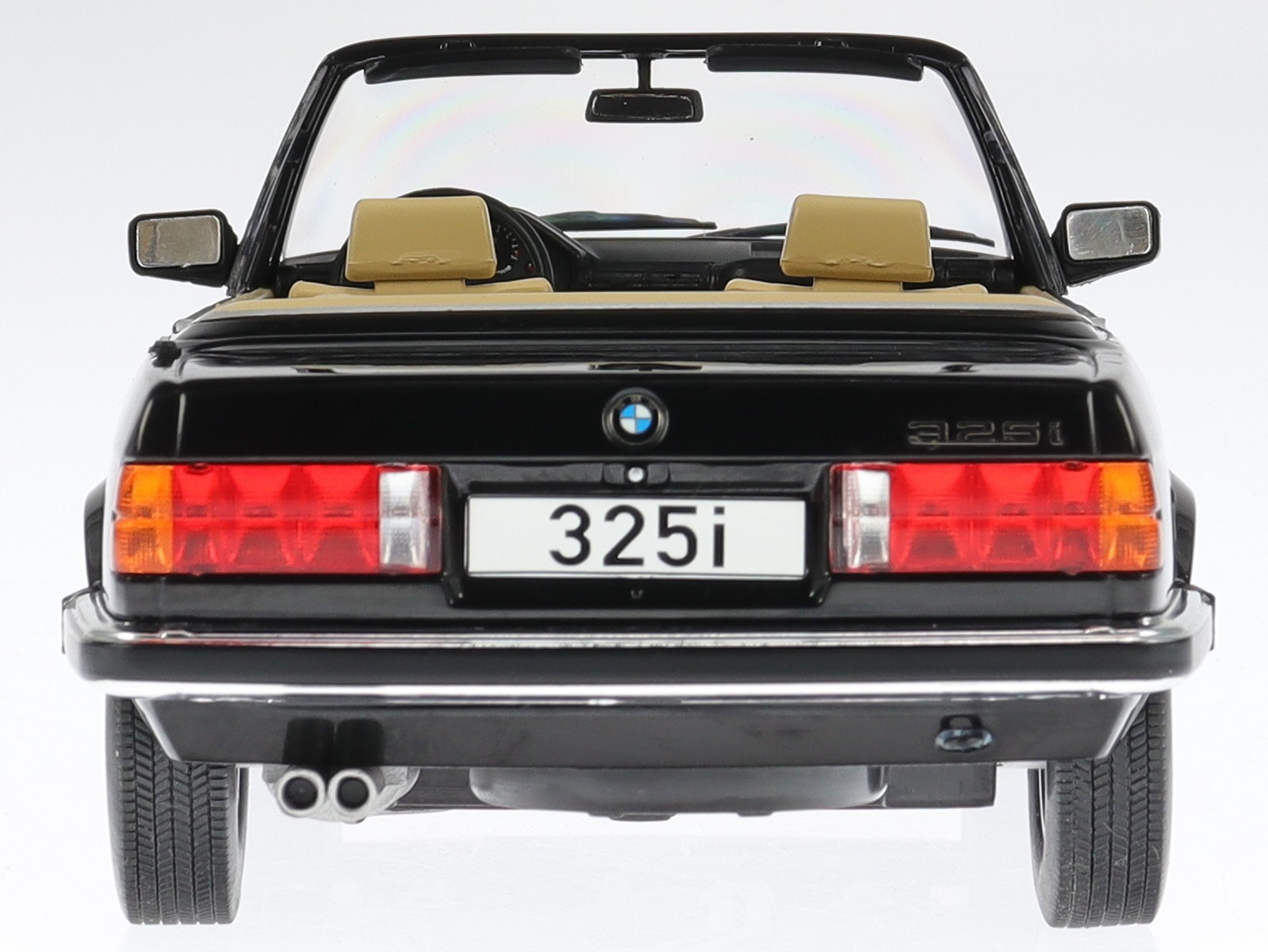 BMW e30 325i Convertible 1985 black 3er-series diecast modelcar 18153 MCG 1:18