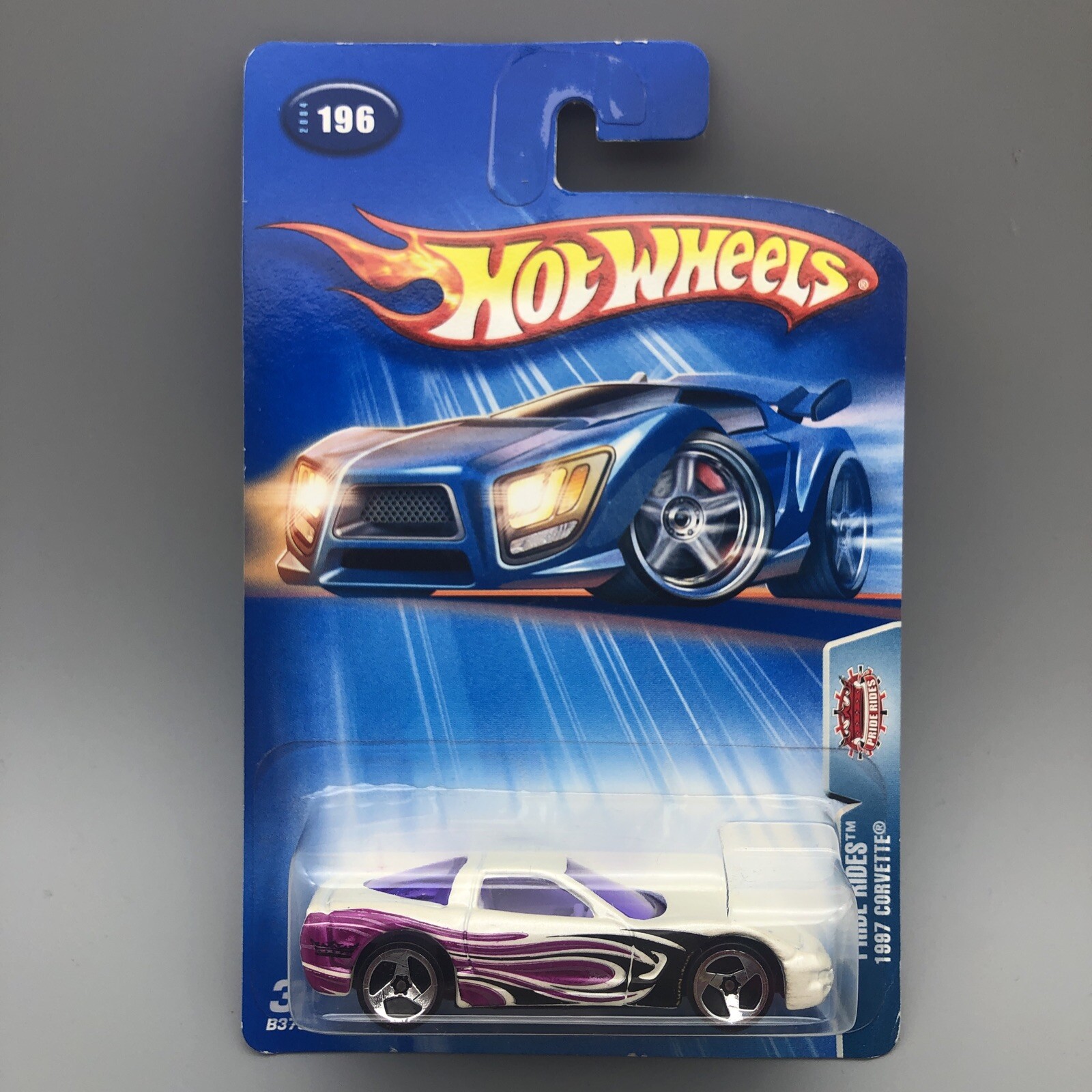 Hot Wheels Chevrolet Chevy Corvette 1997 Corvette Car Pride Rides Diecast #196