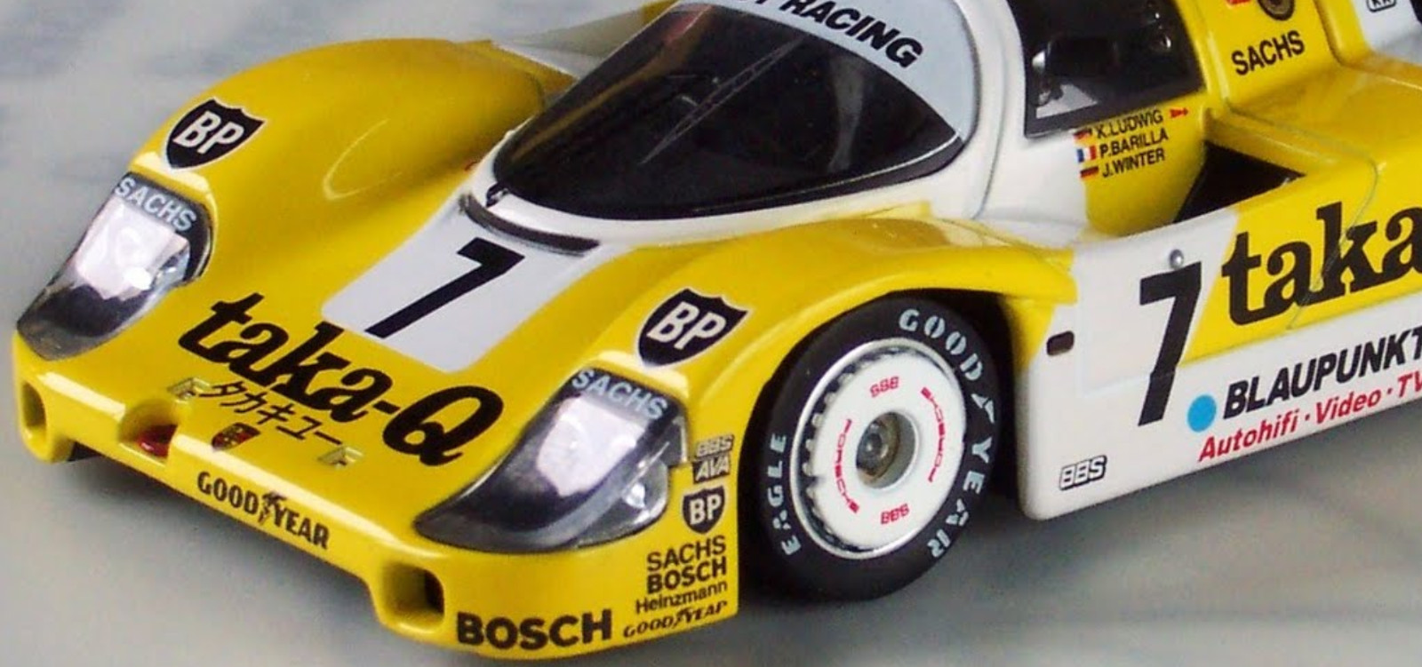 Porsche Race Car1:43Le Mans24Racing Custom Built18Model12Carousel YELO