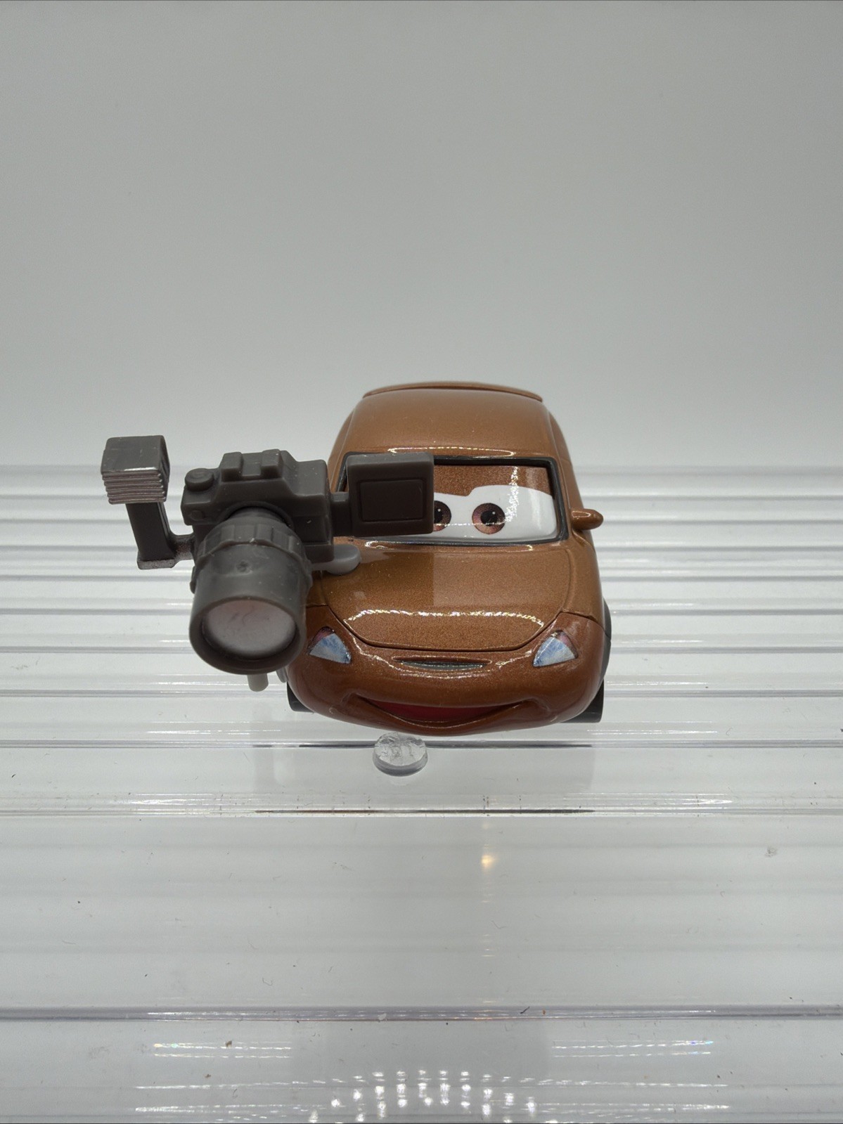 Mattel Disney Pixar Cars Diecast Cora Copper Reporter Camera 1:55