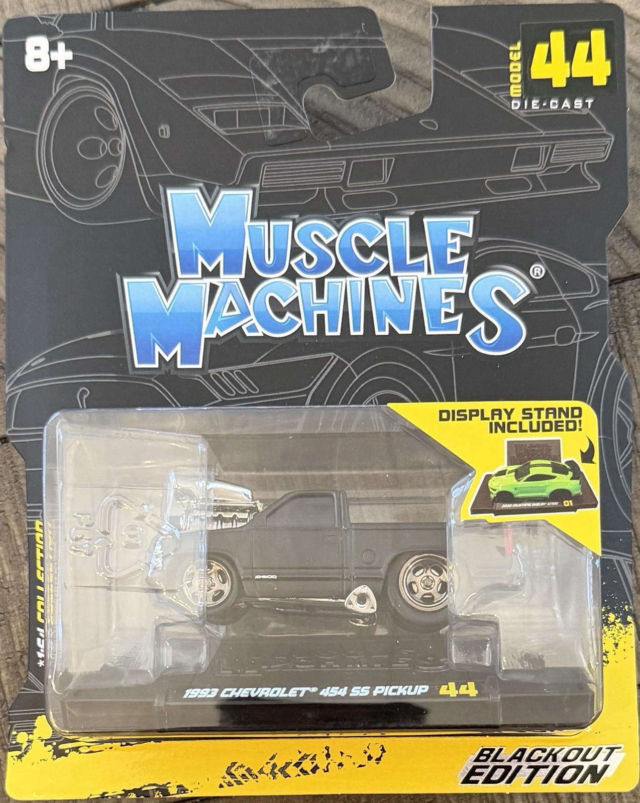 Muscle Machines 1993 Chevrolet 454 SS Pickup #44 By Maisto Matte Black
