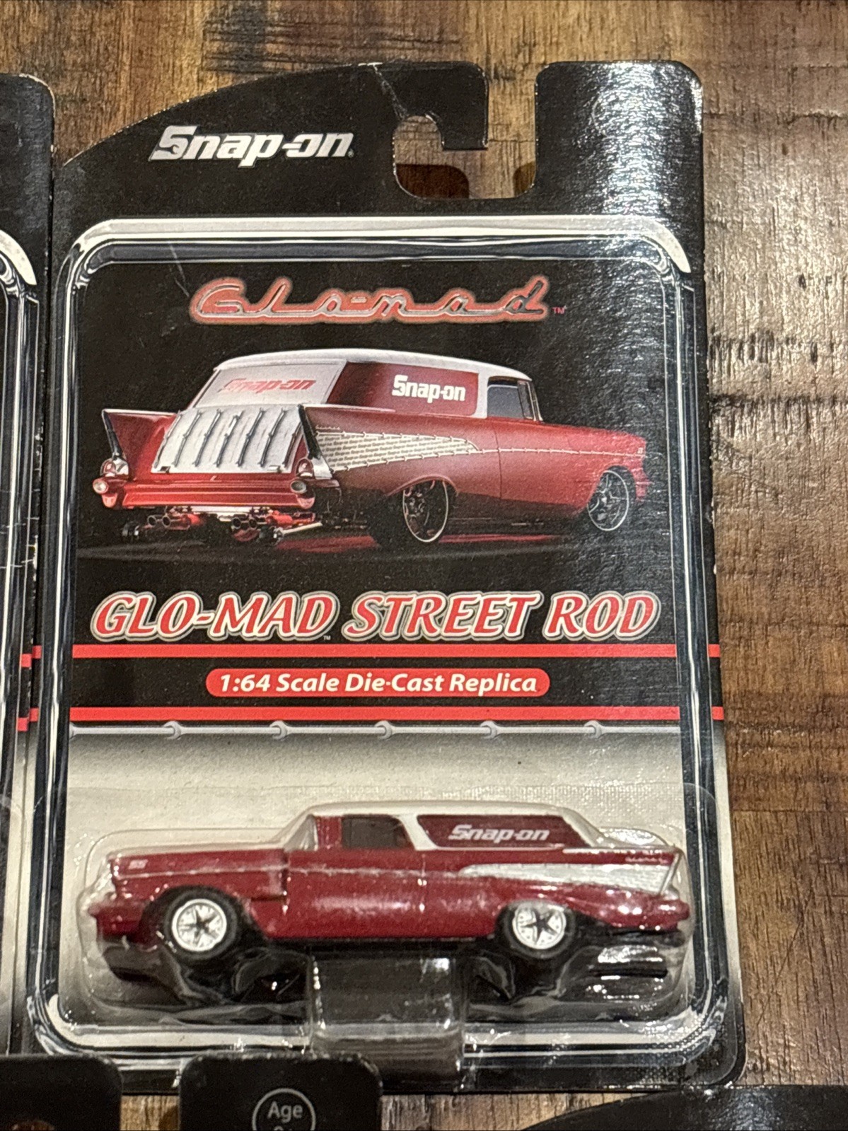 Snap-On Tools 5 Piece Glo-Mad Street Rod 1:64 Die-Cast Replica GM Chevy Nomad